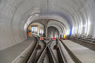 connecting pipe for the Pfaffensteig Tunnel 