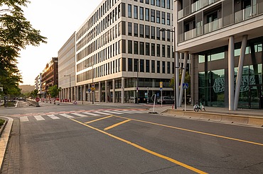 A picture of the finished Moiré project in Luxembourg