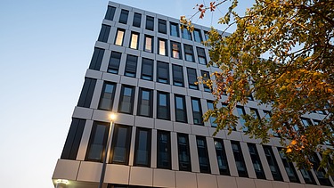 A picture of the finished Moiré project in Luxembourg