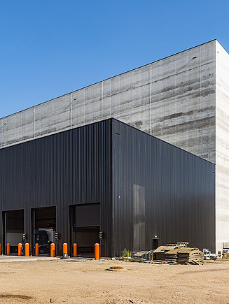 A picture of the finished project Biostoom in Beringen, Belgium